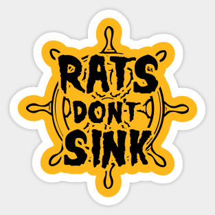 Rats Don't Sink - Helm logo Sticker